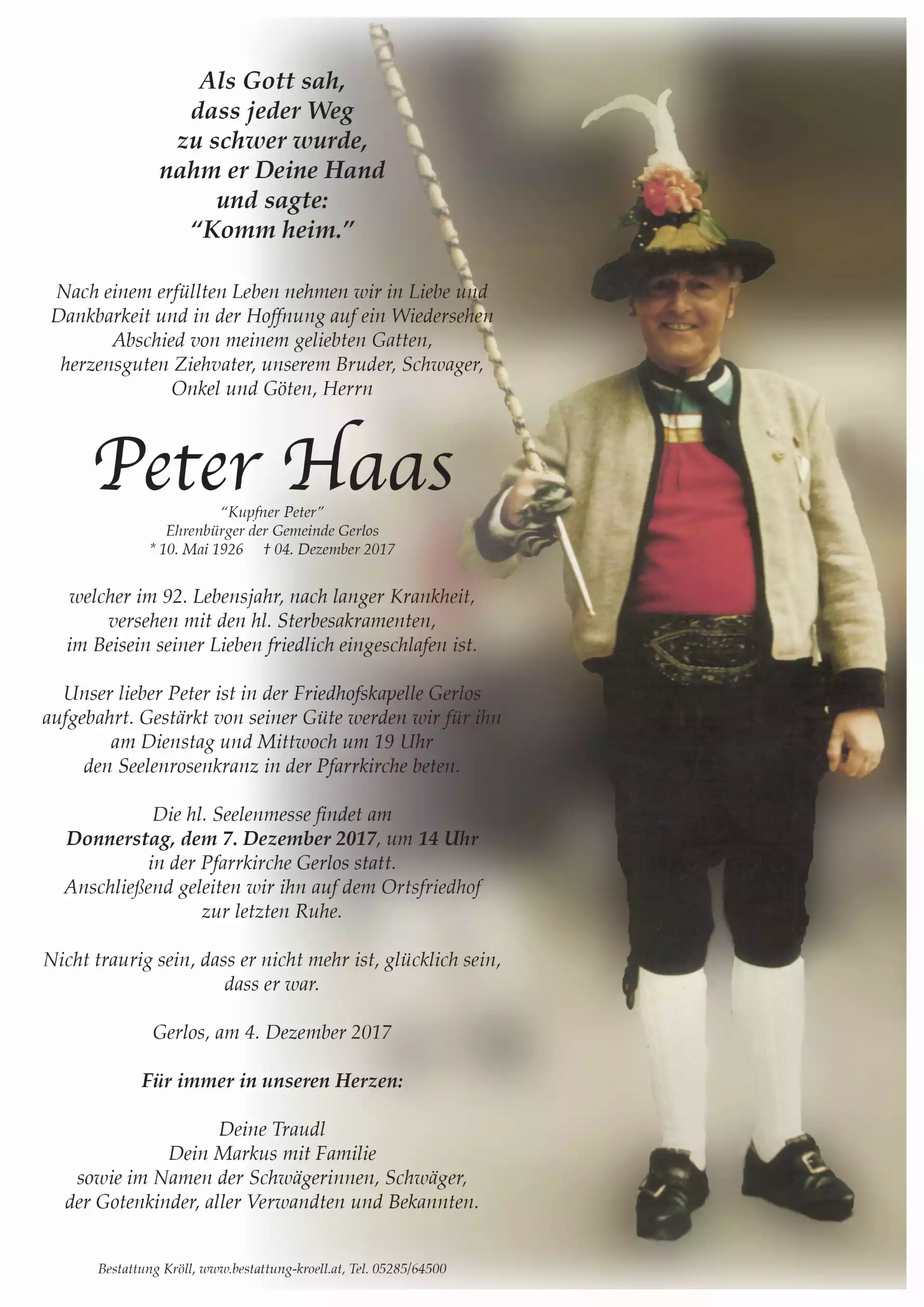 Parte von Peter Haas